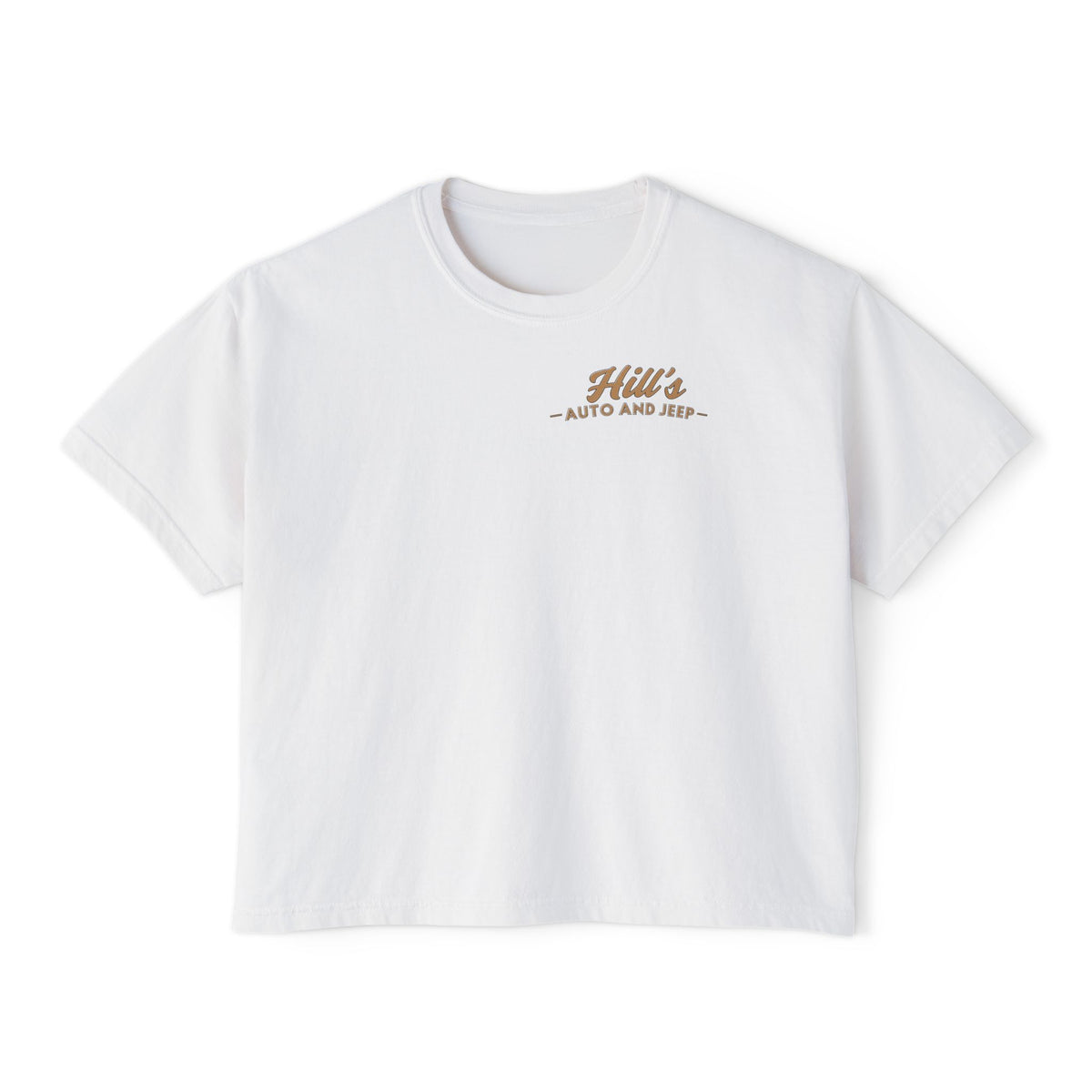 Hill's Auto & Jeep Boxy Tee - Women's Crop Shirt