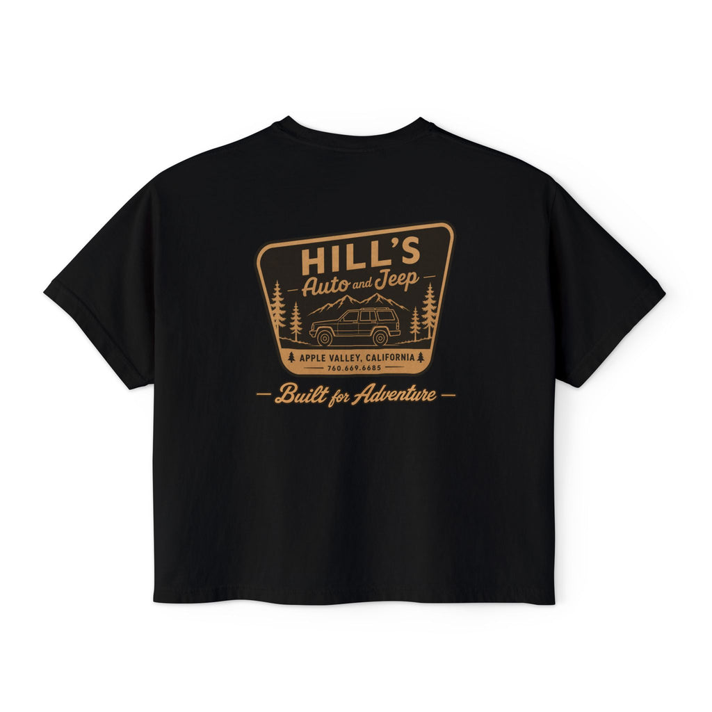 Hill's Auto & Jeep Boxy Tee - Women's Crop Shirt