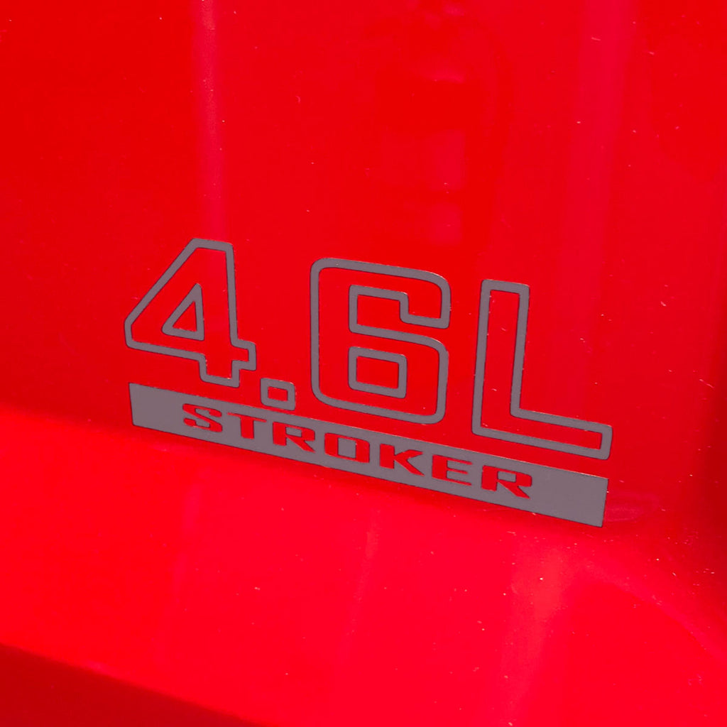 Jeep Stroker 4.6L Engine Decal - Set of 2