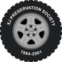 XJ Preservation Society Wheel Stickers