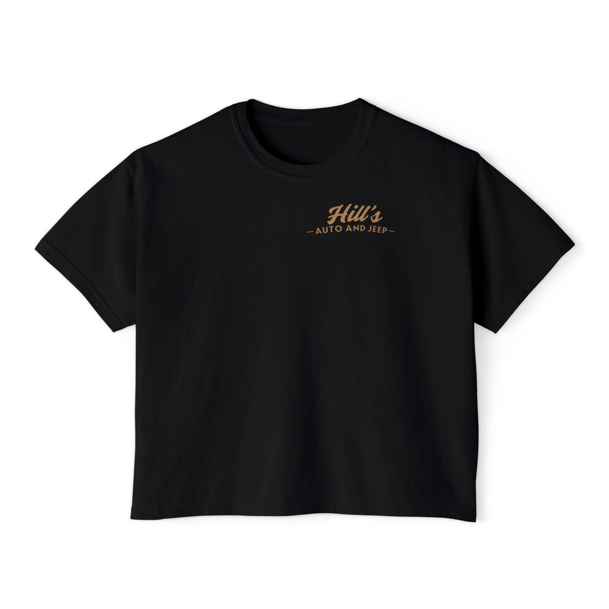 Hill's Auto & Jeep Boxy Tee - Women's Crop Shirt