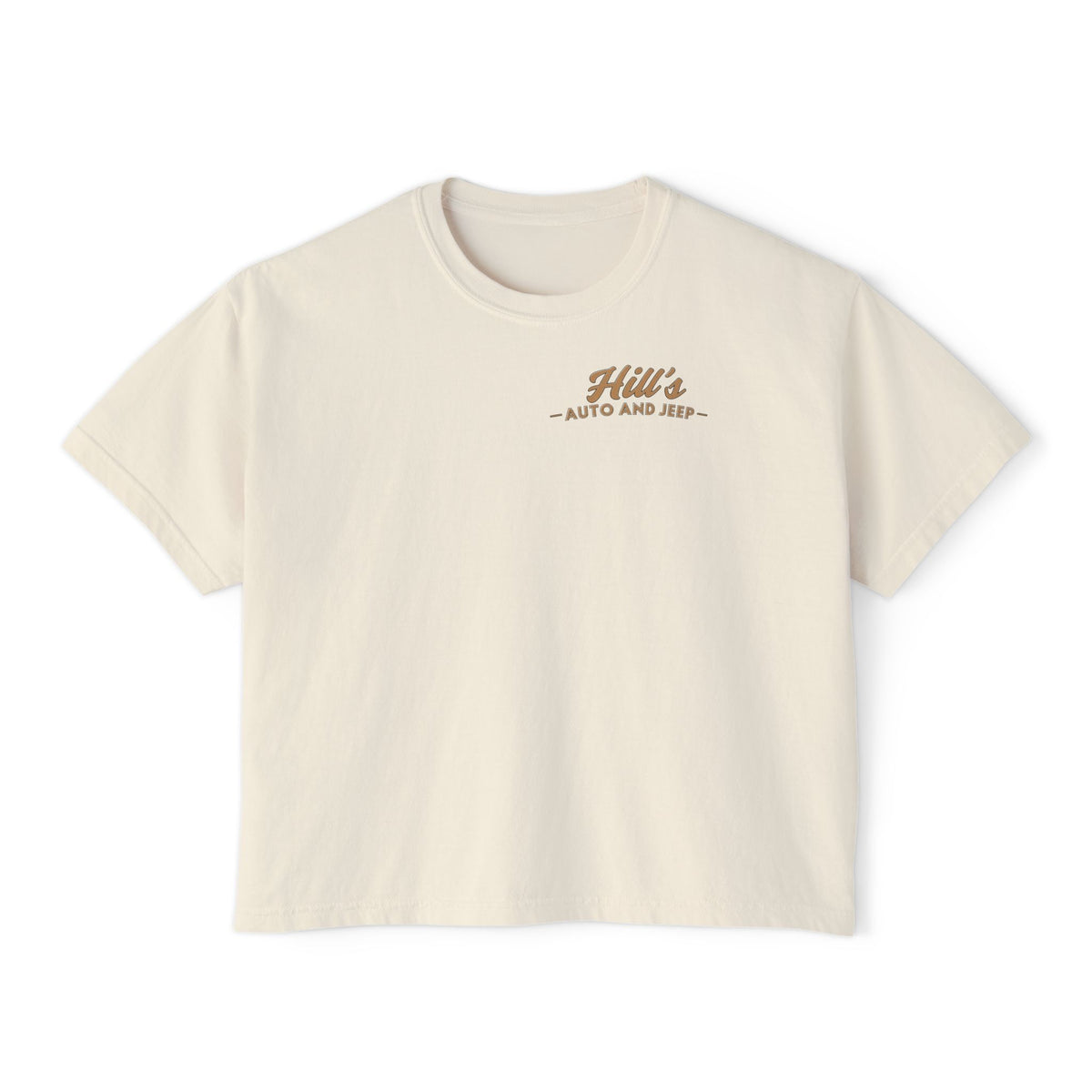 Hill's Auto & Jeep Boxy Tee - Women's Crop Shirt