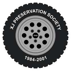 XJ Preservation Society Wheel Stickers
