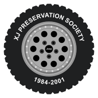 XJ Preservation Society Wheel Stickers