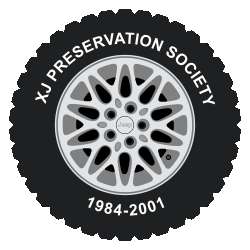 XJ Preservation Society Wheel Stickers
