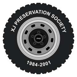 XJ Preservation Society Wheel Stickers