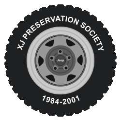 XJ Preservation Society Wheel Stickers